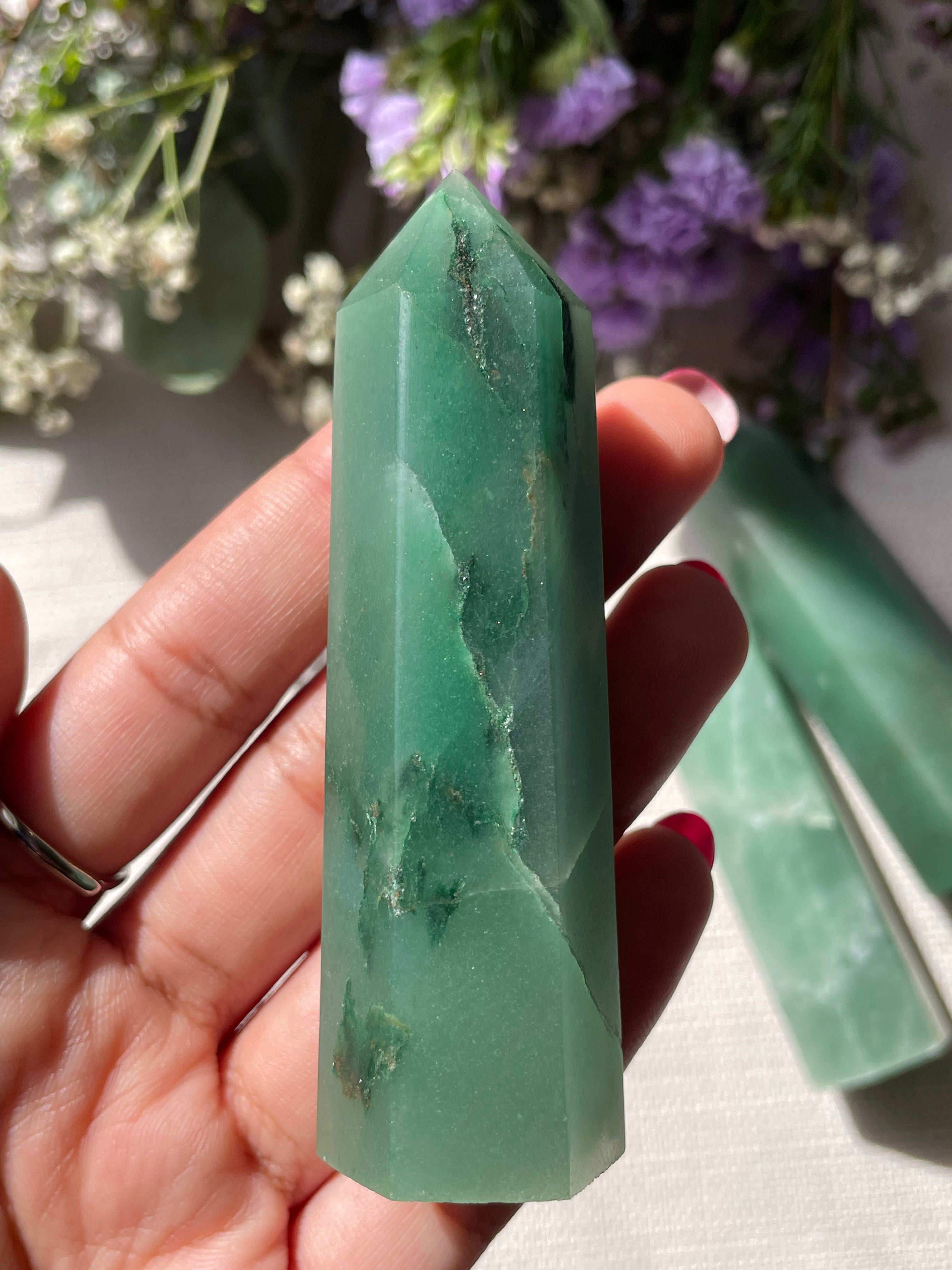 Green Aventurine Towers | الافنتورين الاخضر