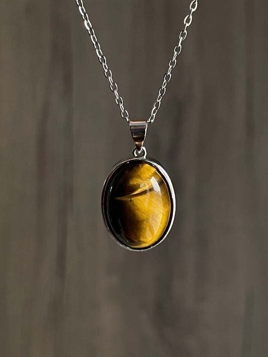 Tiger Eye Necklace | عين النمر