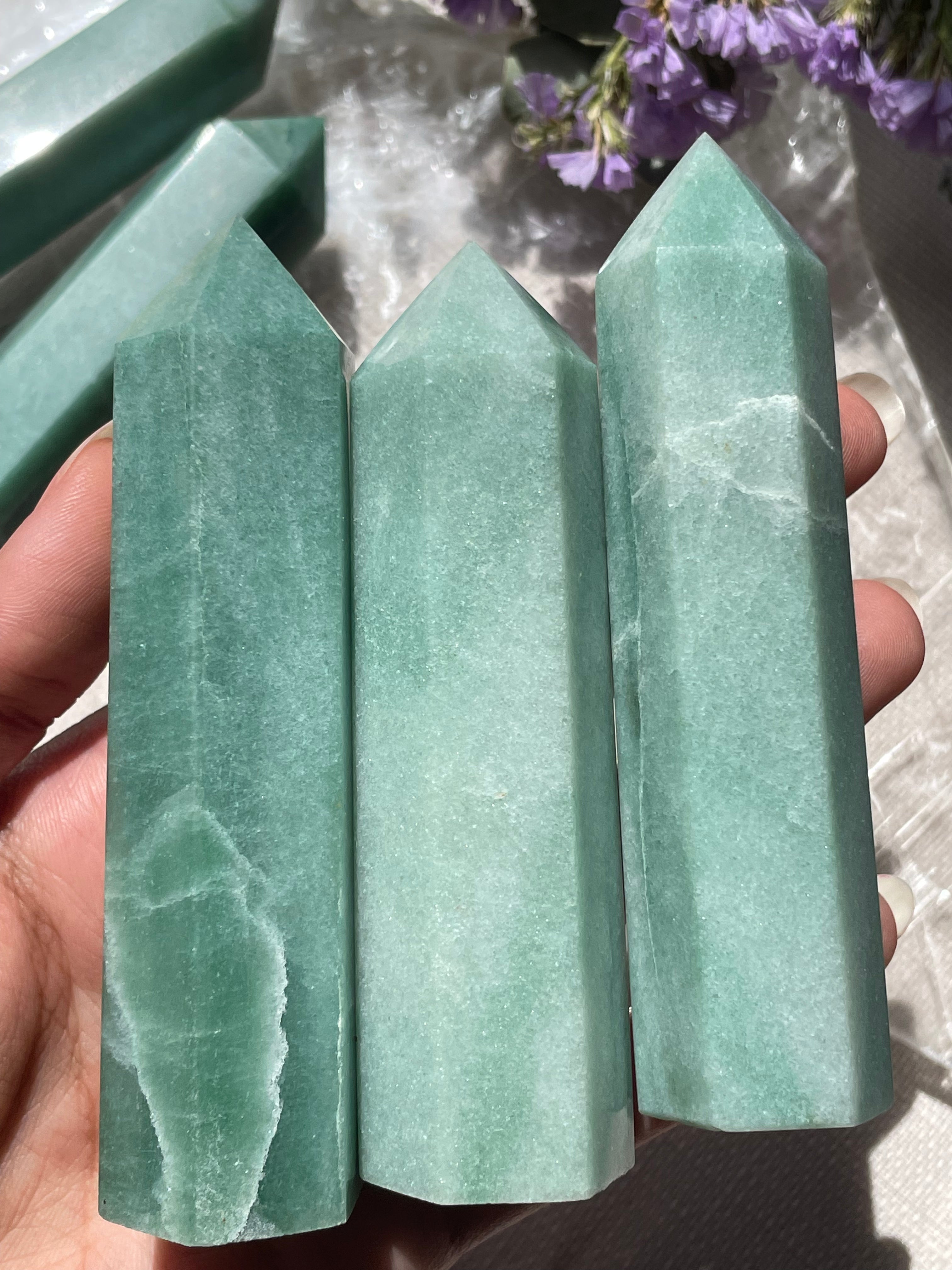Green Aventurine Towers | الافنتورين الاخضر