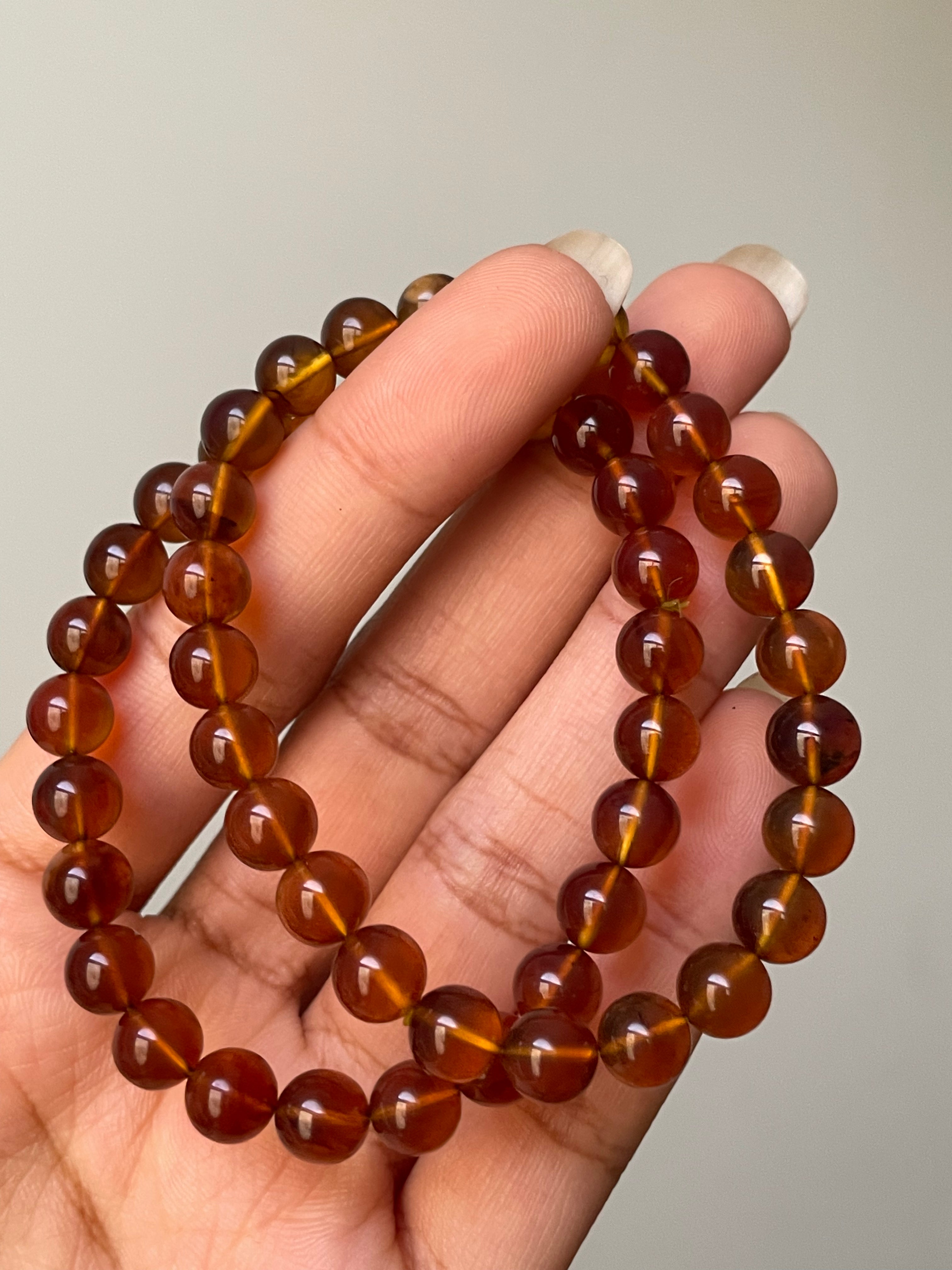 Amber Bracelet | 7mm | حجر العنبر