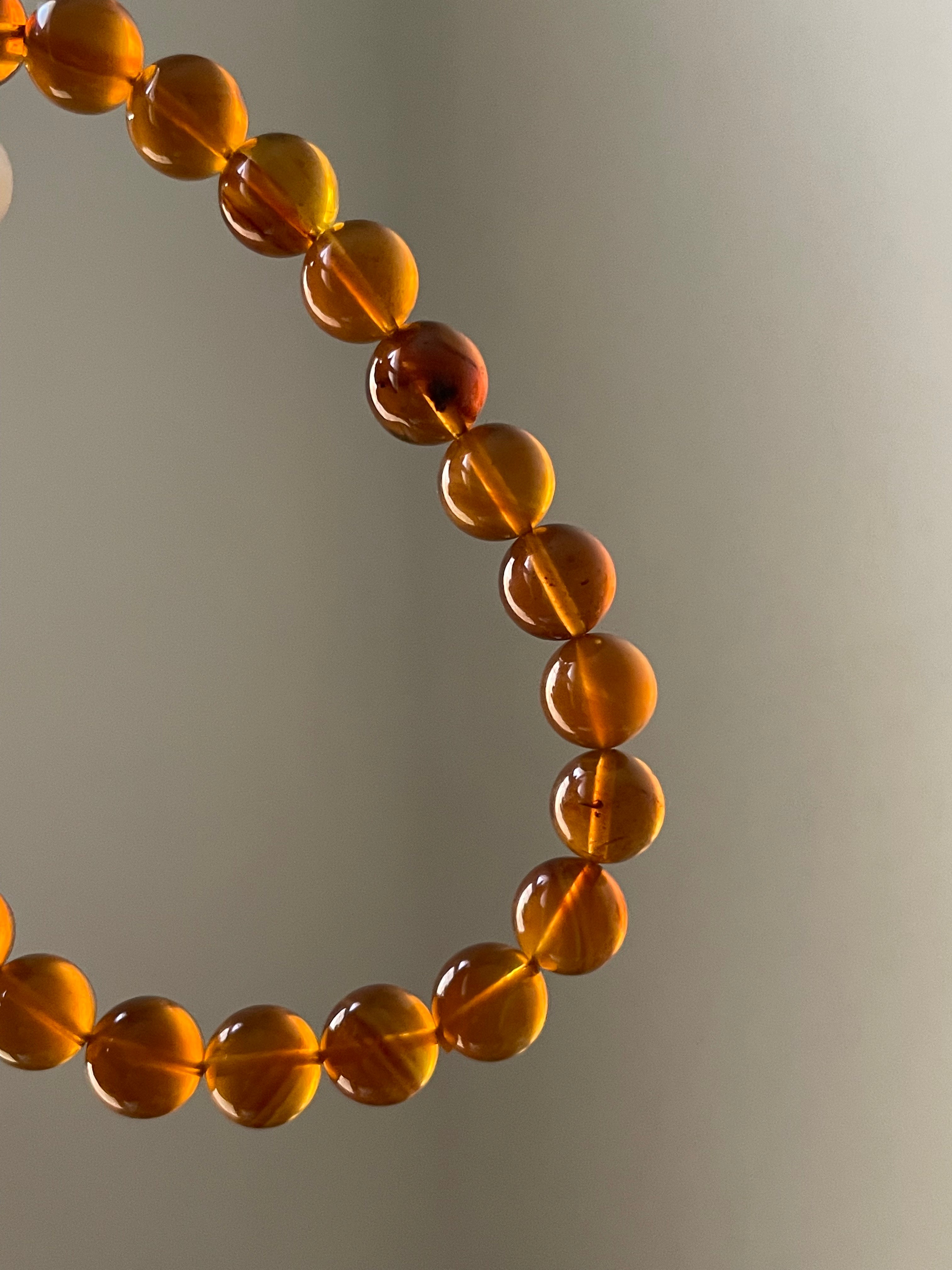 Amber Bracelet | 7mm | حجر العنبر
