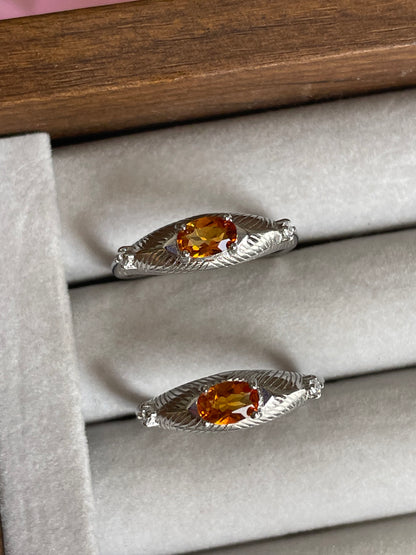 Citrine Ring | Adjustable | سيترين