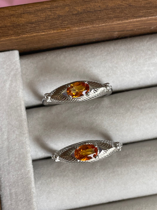 Citrine Ring | Adjustable | سيترين