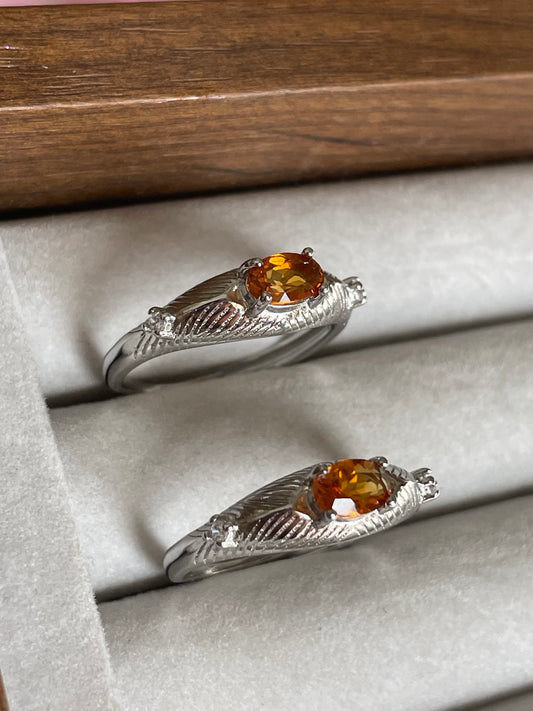 Citrine Ring | Adjustable | سيترين