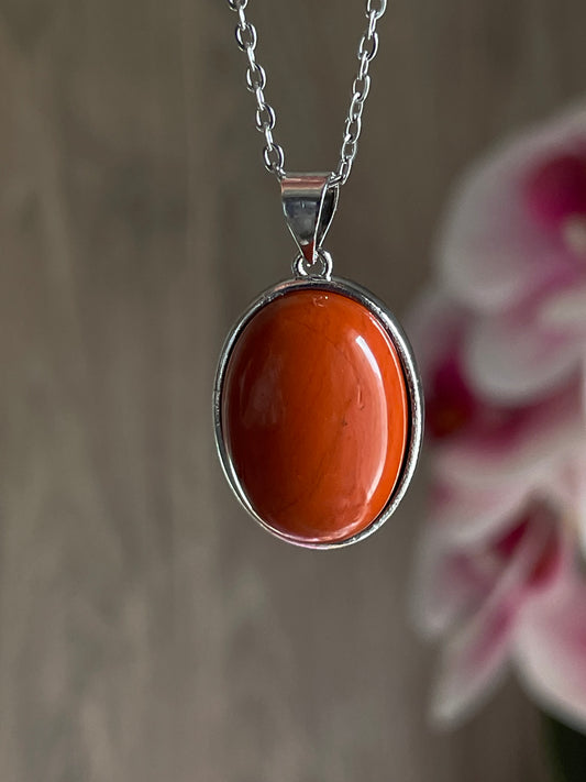 Red Jasper Necklace | جاسبر الأحمر