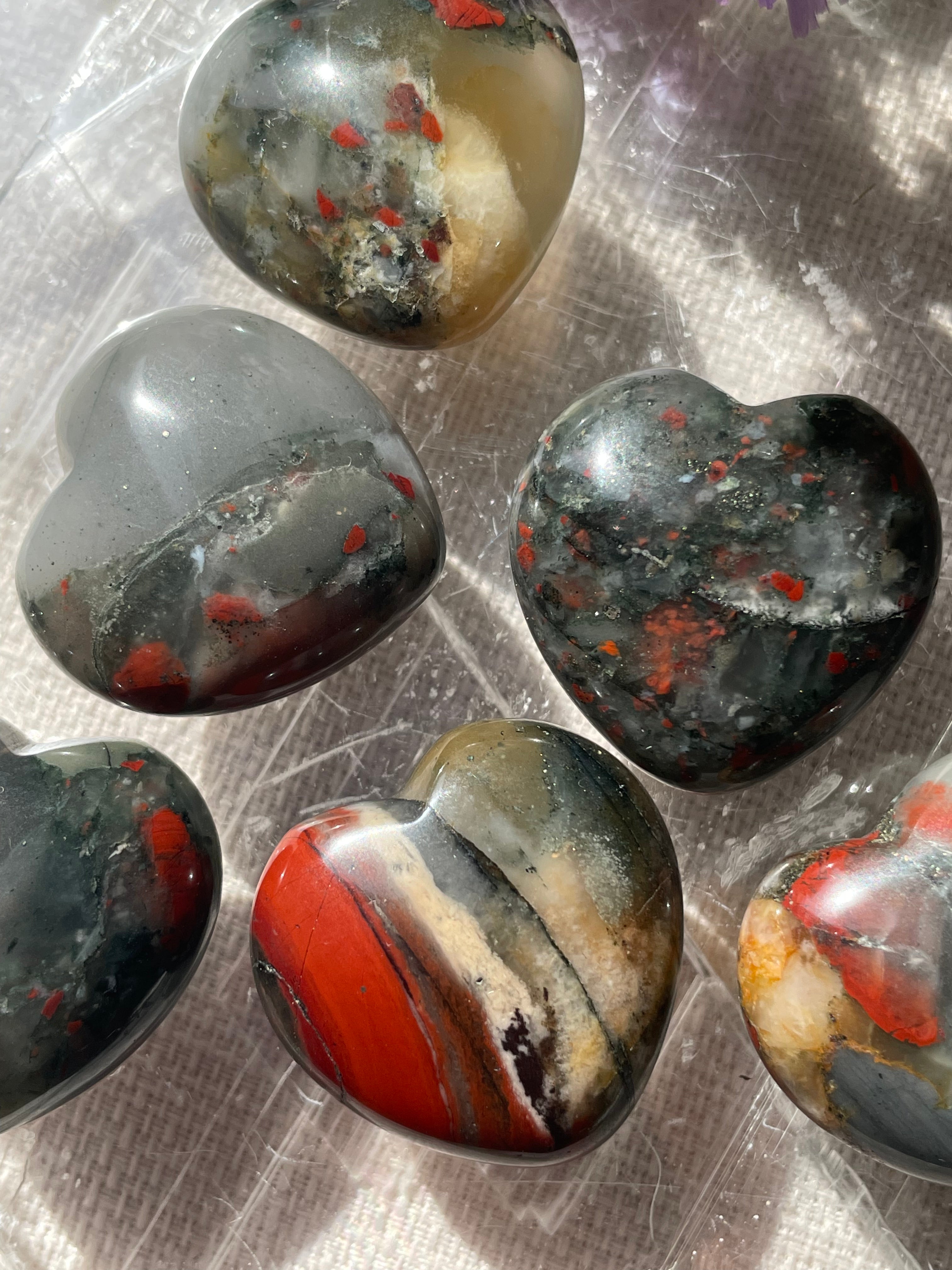 Bloodstone Heart | Small | حجر الدم