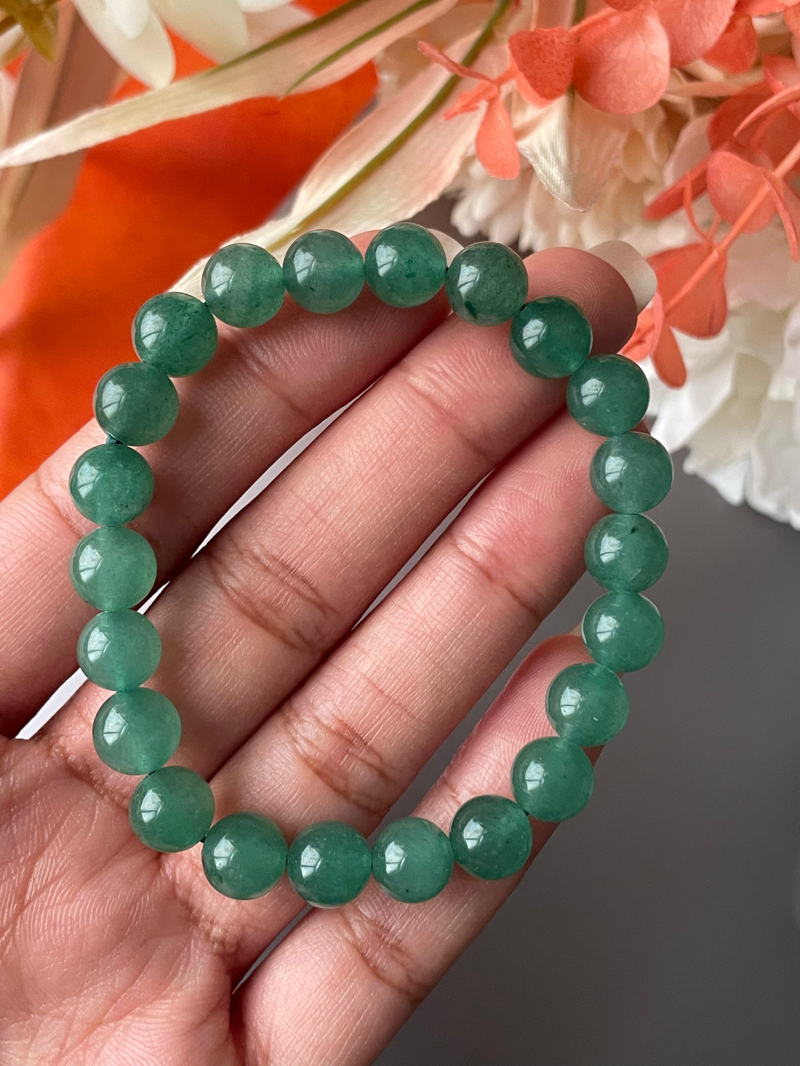 Green aventurine Bracelet | 8mm | الافنتورين الاخضر