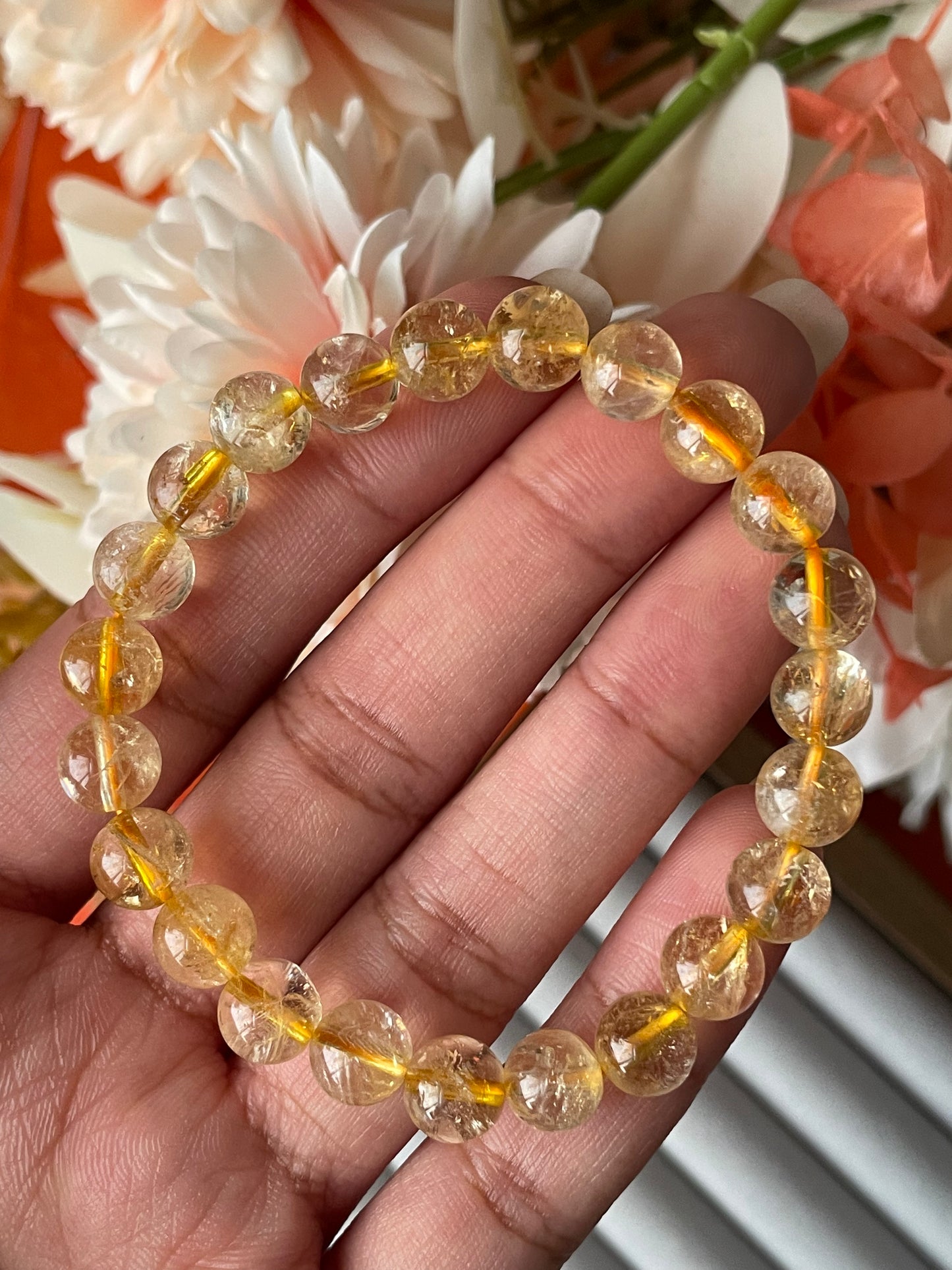 Citrine Bracelet | 8mm | سيترين