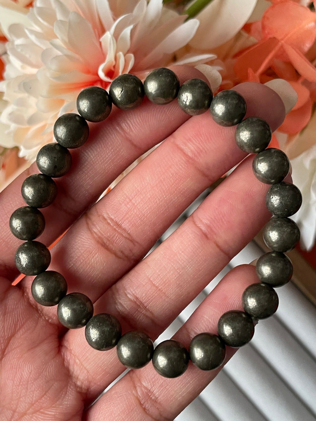Pyrite Bracelet | 8mm | حجر البيريت