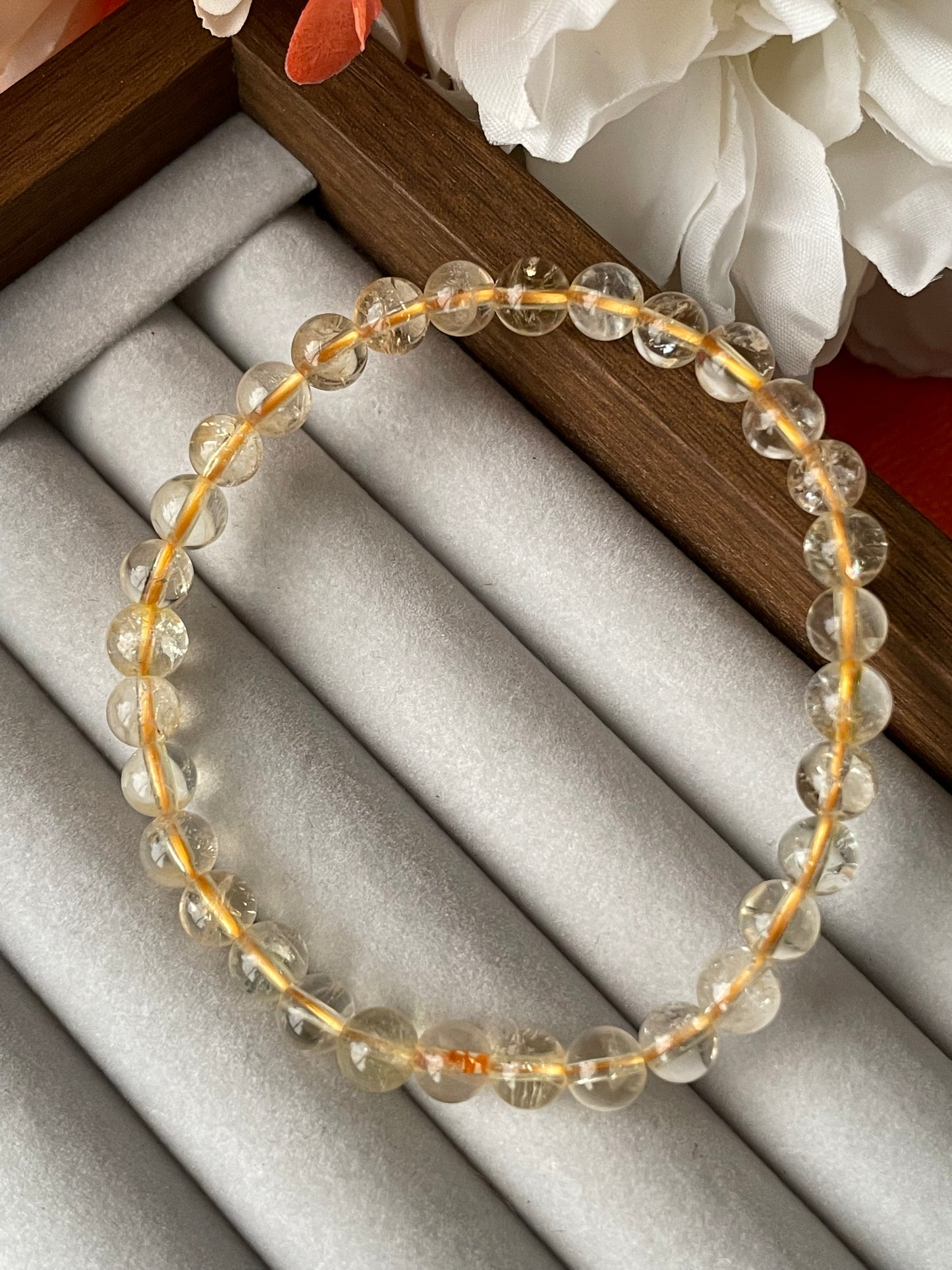 Citrine Bracelet | 6mm | سيترين