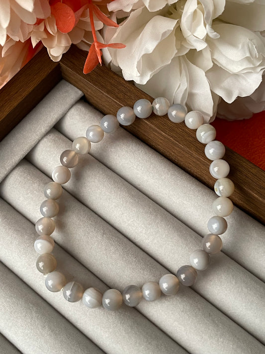 Natural Agate Bracelet | العقيق
