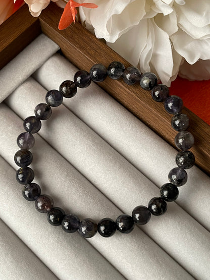 Iolite Bracelet | 6mm | إيوليت