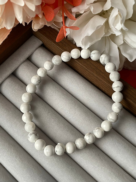 Howlite Bracelet | 6mm | هوليت