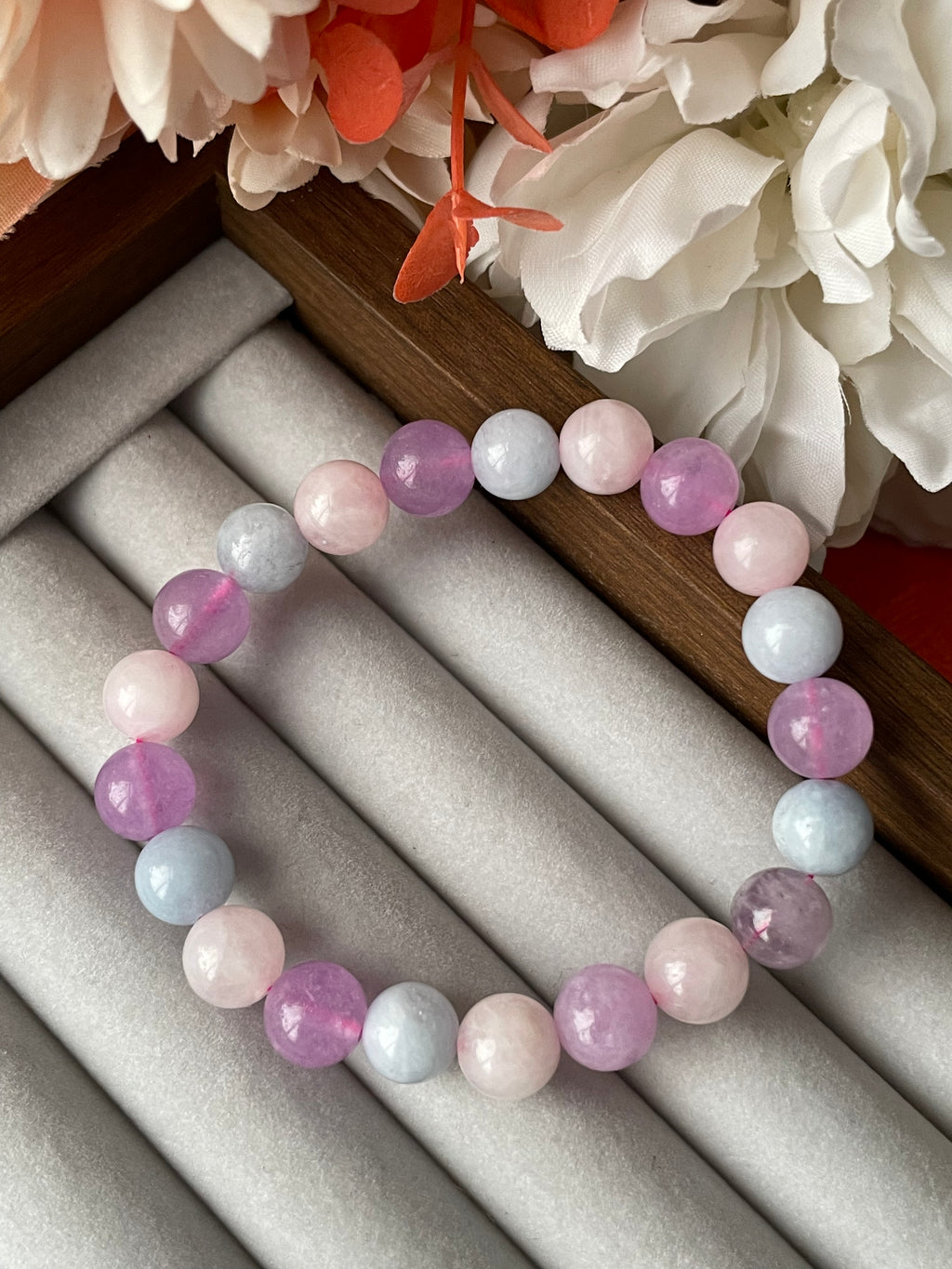 Morganite Bracelet | 8mm | مورغانيت