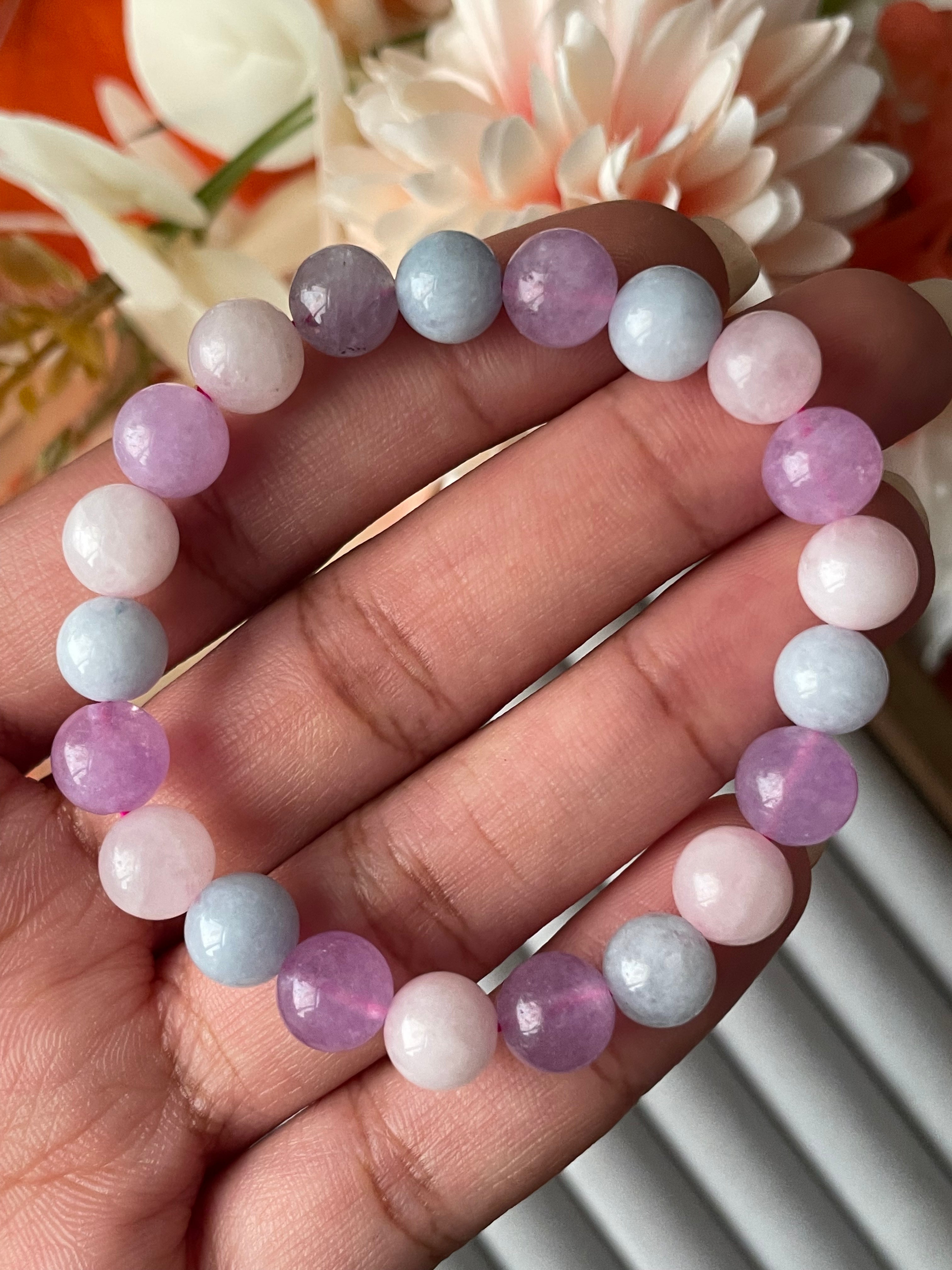 Morganite Bracelet | 8mm | مورغانيت