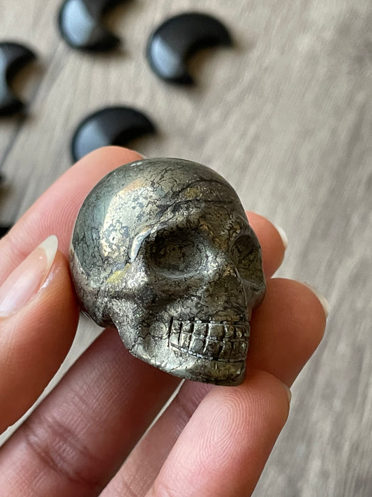 Pyrite Skull