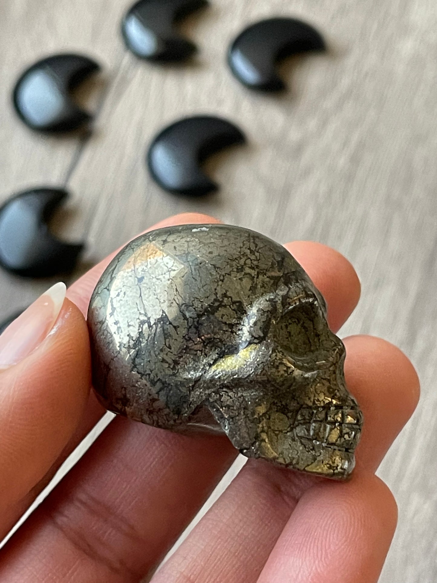 Pyrite Skull