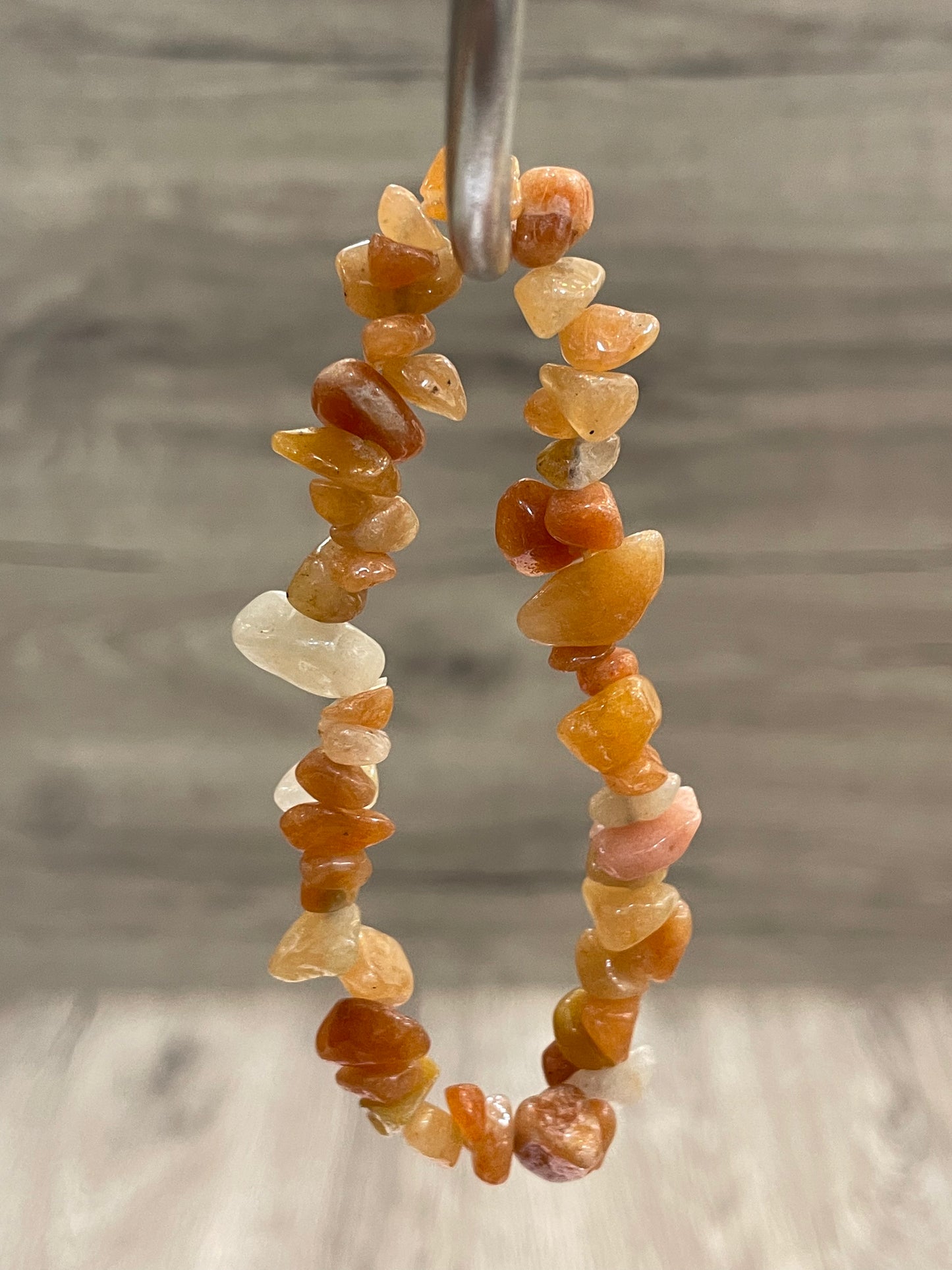 Orange Aventurine Chip Bracelet | الافنتورين البرتقالي