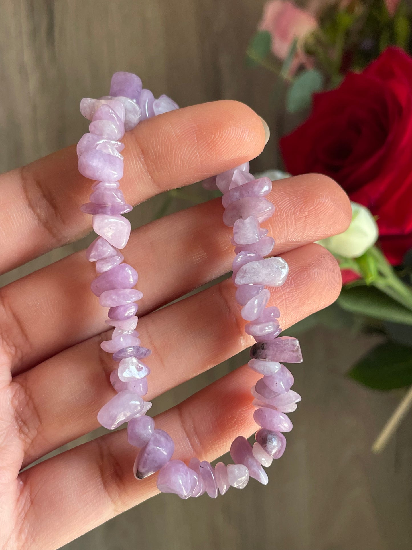 Kunzite Chip Bracelet | كونزيت