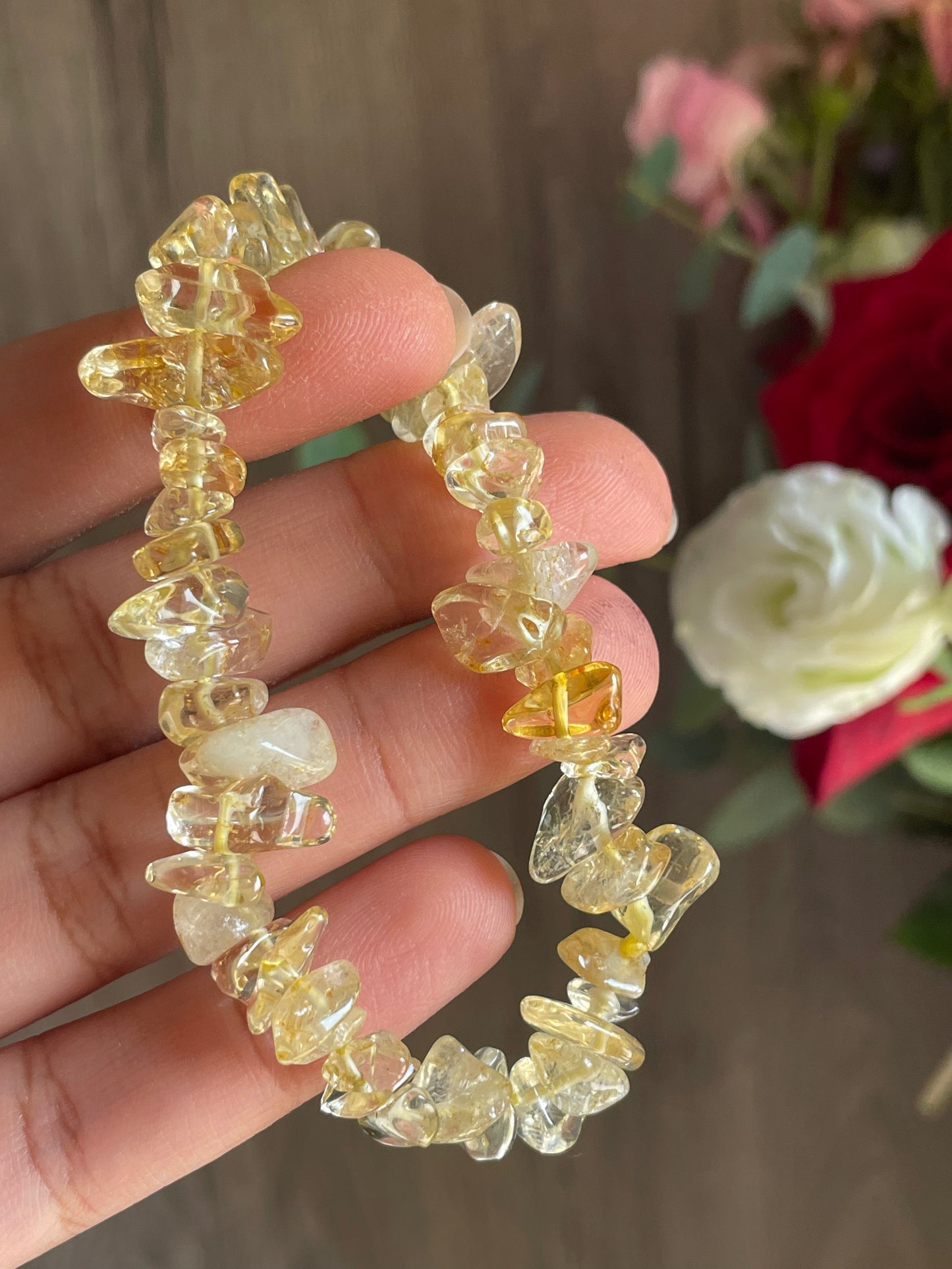 Citrine Chip Bracelet | سيترين