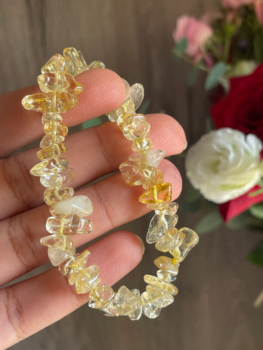 Citrine Chip Bracelet | سيترين