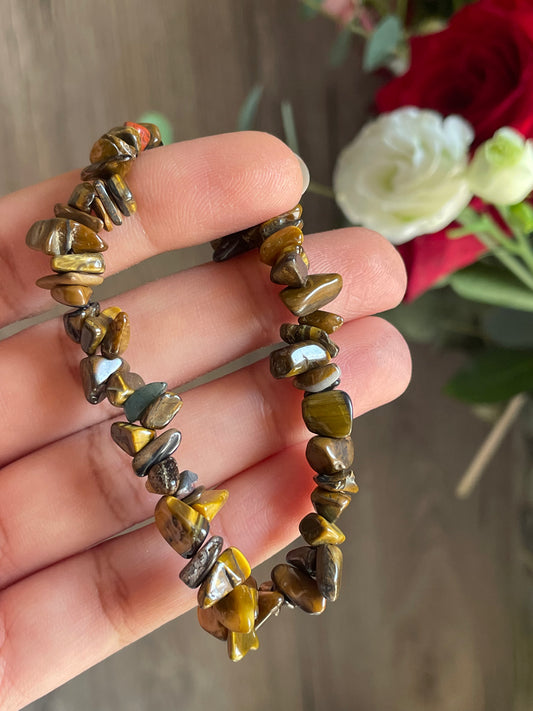 Tiger eye Chip Bracelet | عين النمر