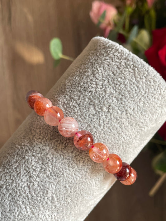 Fire Quartz Bracelet | 8mm | كوارتز الناري