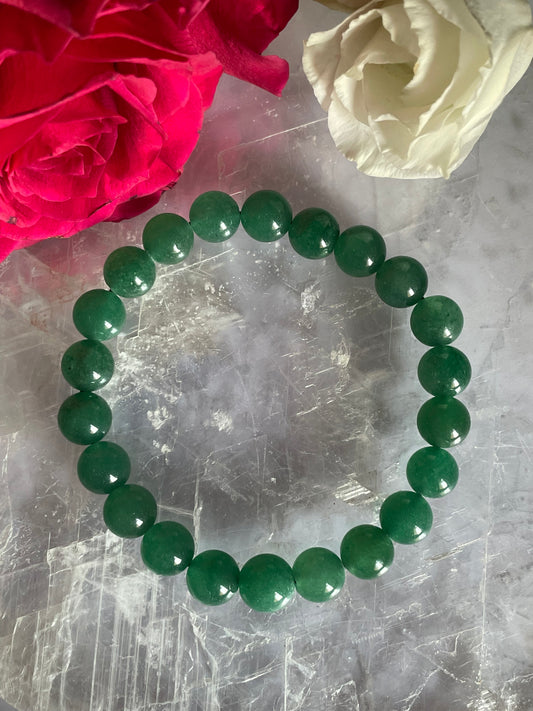 Green aventurine Bracelet | 8mm | الافنتورين الاخضر