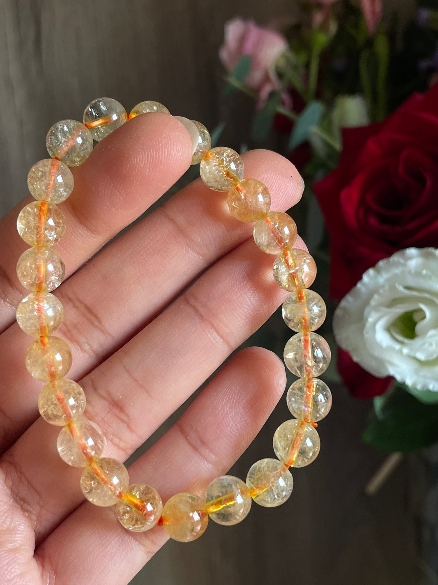Citrine Bracelet | 8mm | سيترين