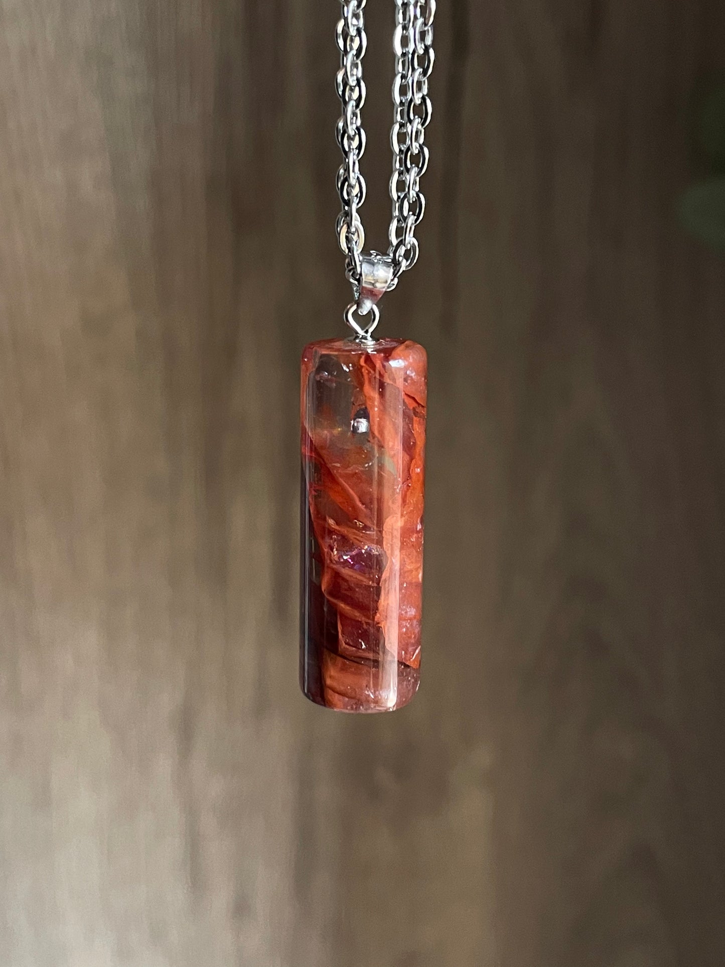 Fire Quartz Necklace | كوارتز الناري