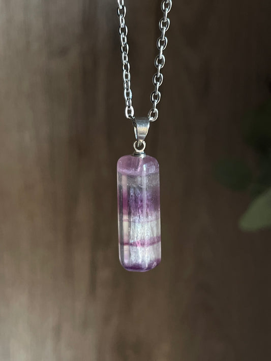 Rainbow Fluorite Necklace | فلوريت