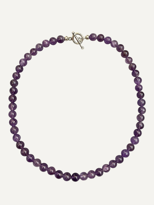 Amethyst Beaded Necklace
