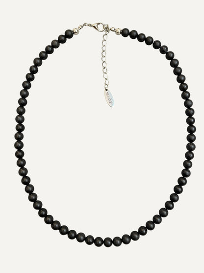 Shungite Beaded Necklace