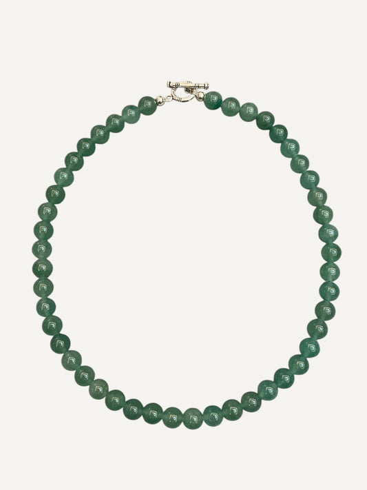 Green aventurine Beaded Necklace
