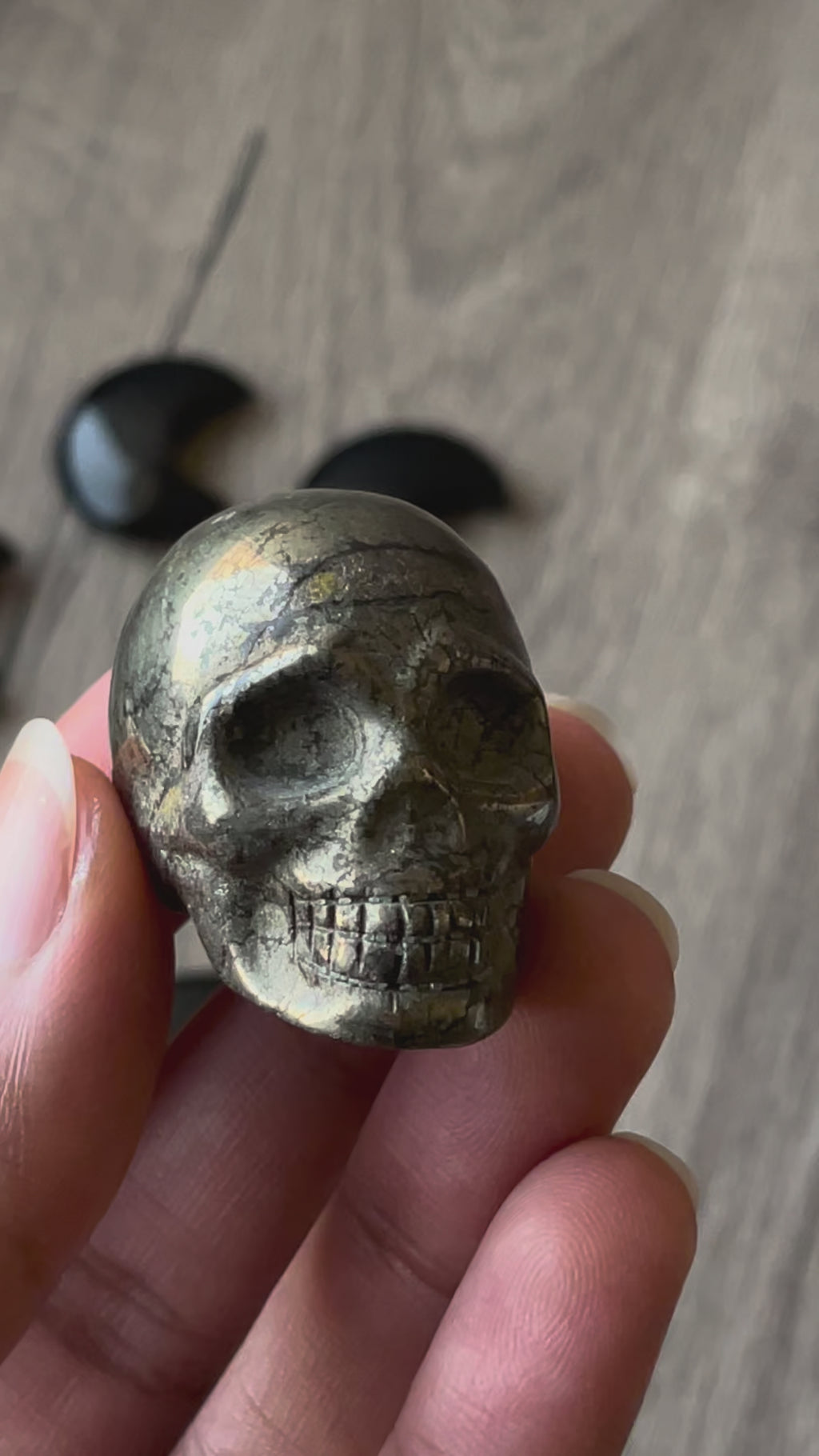 Pyrite Skull