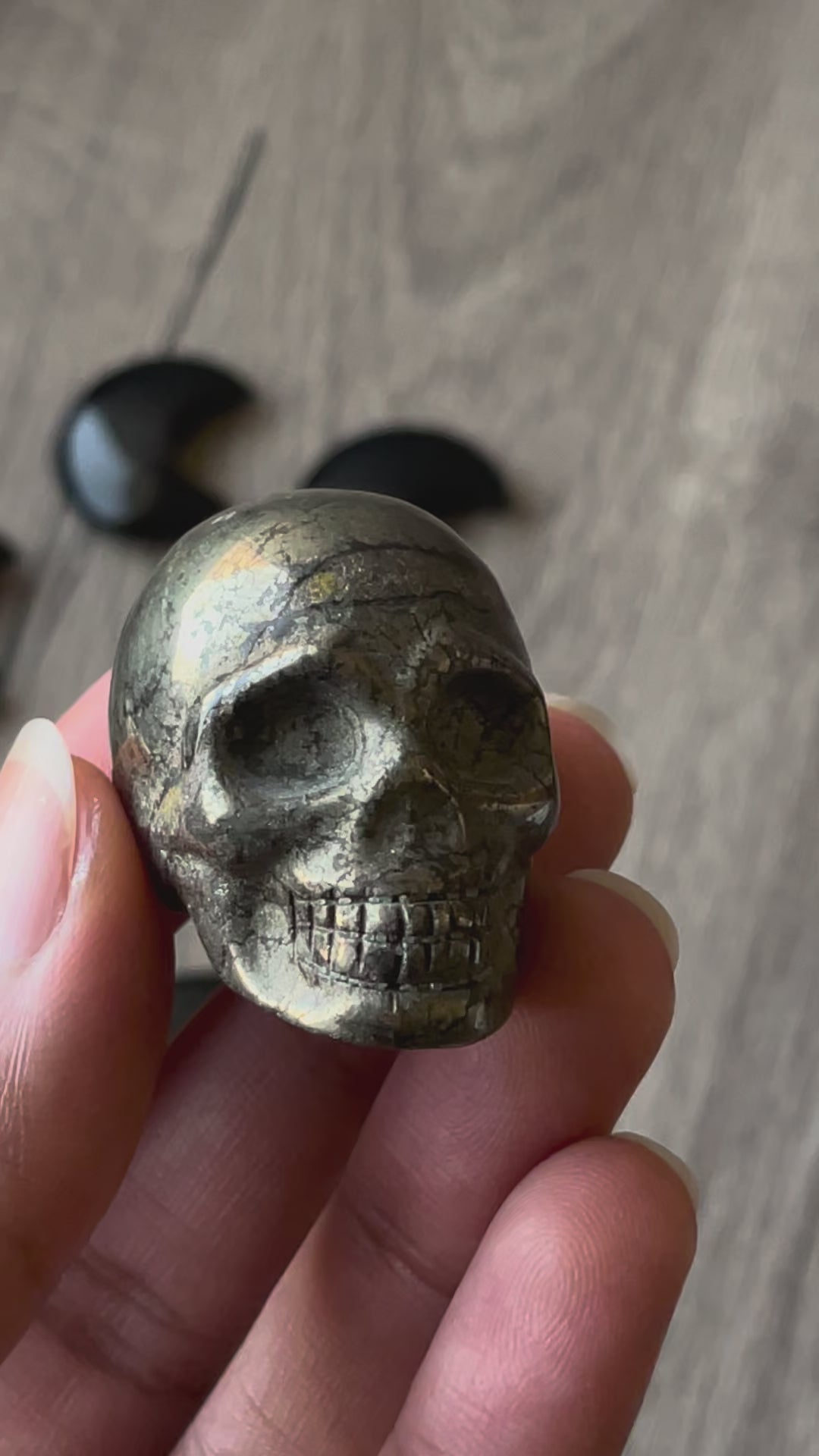 Pyrite Skull