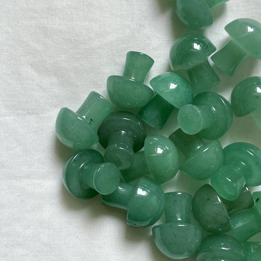 Green Aventurine Mini Mushroom | الافنتورين الاخضر