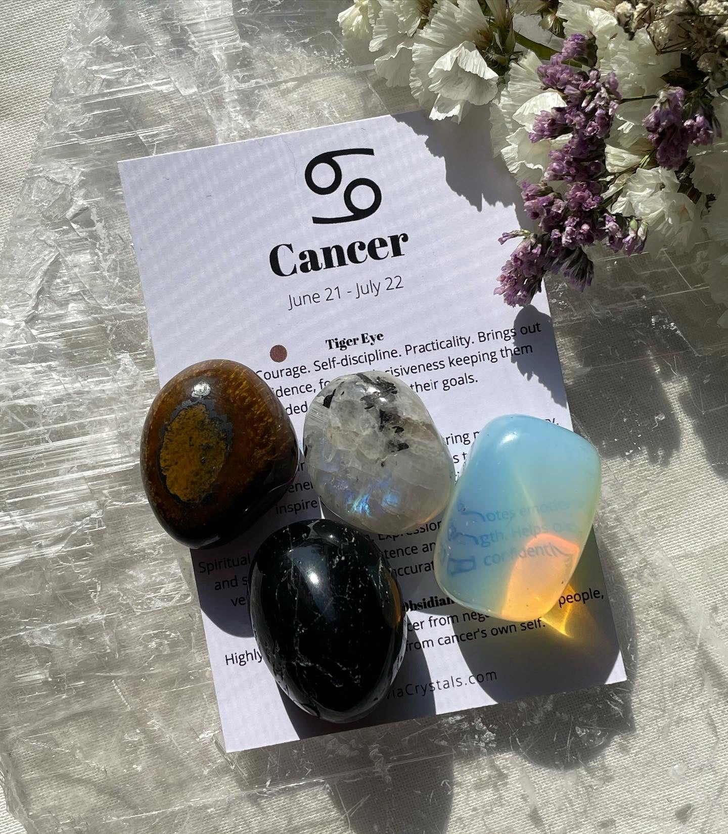 Cancer Crystal Kit♋️ / برج السرطان