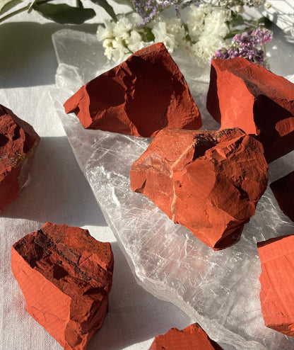 Raw Red Jasper | جاسبر الأحمر الخام
