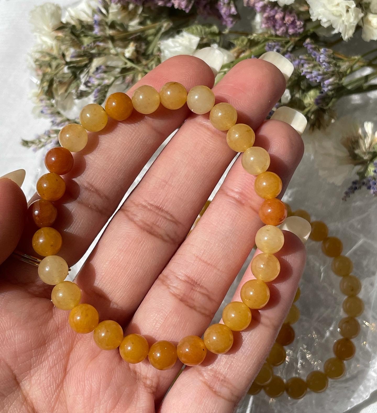 Yellow Jade Bracelet | الجاد الأصفر