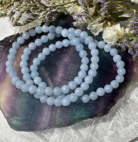 Angelite Bracelet | 6mm | انجليت