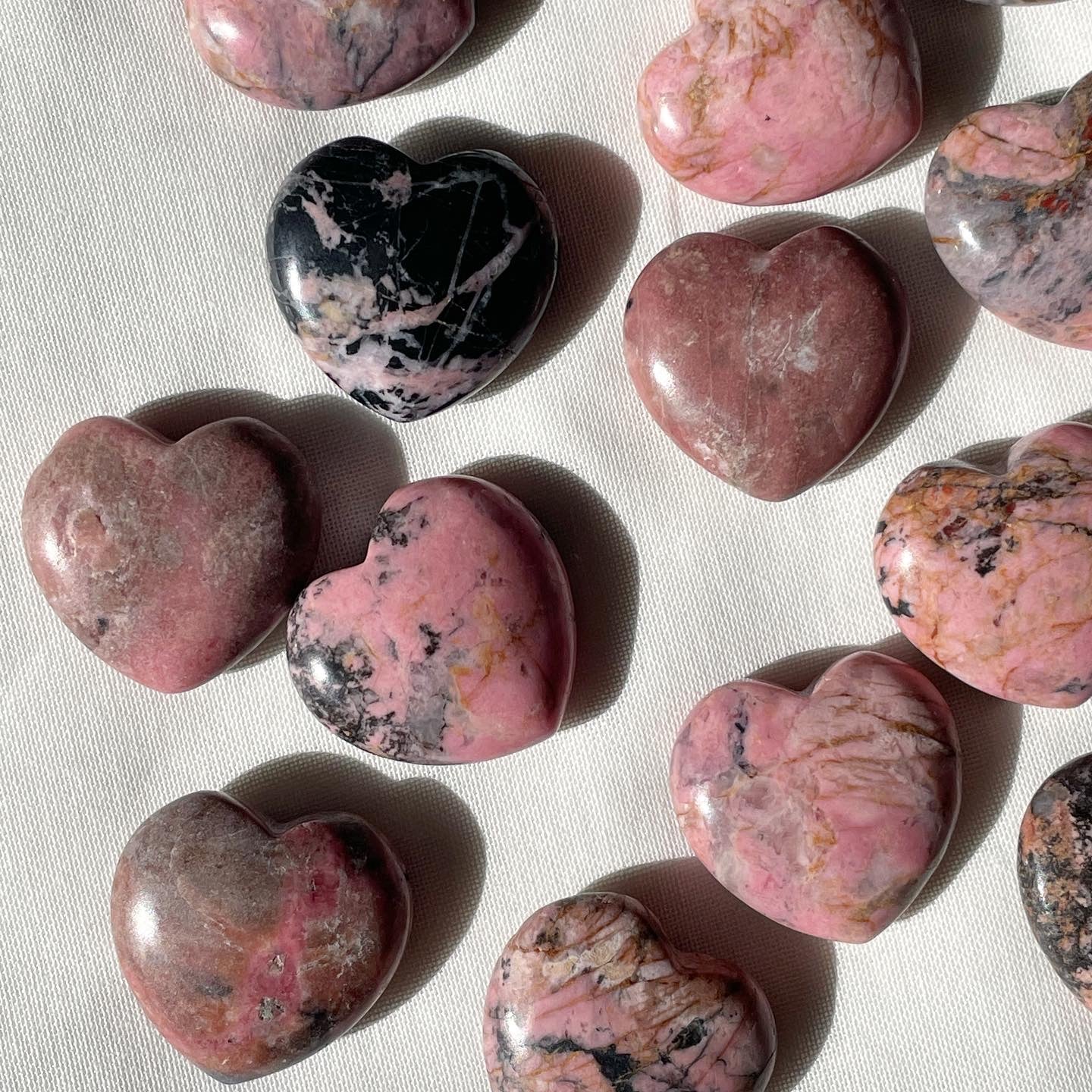 Rhodonite Heart | Small | رودونيت