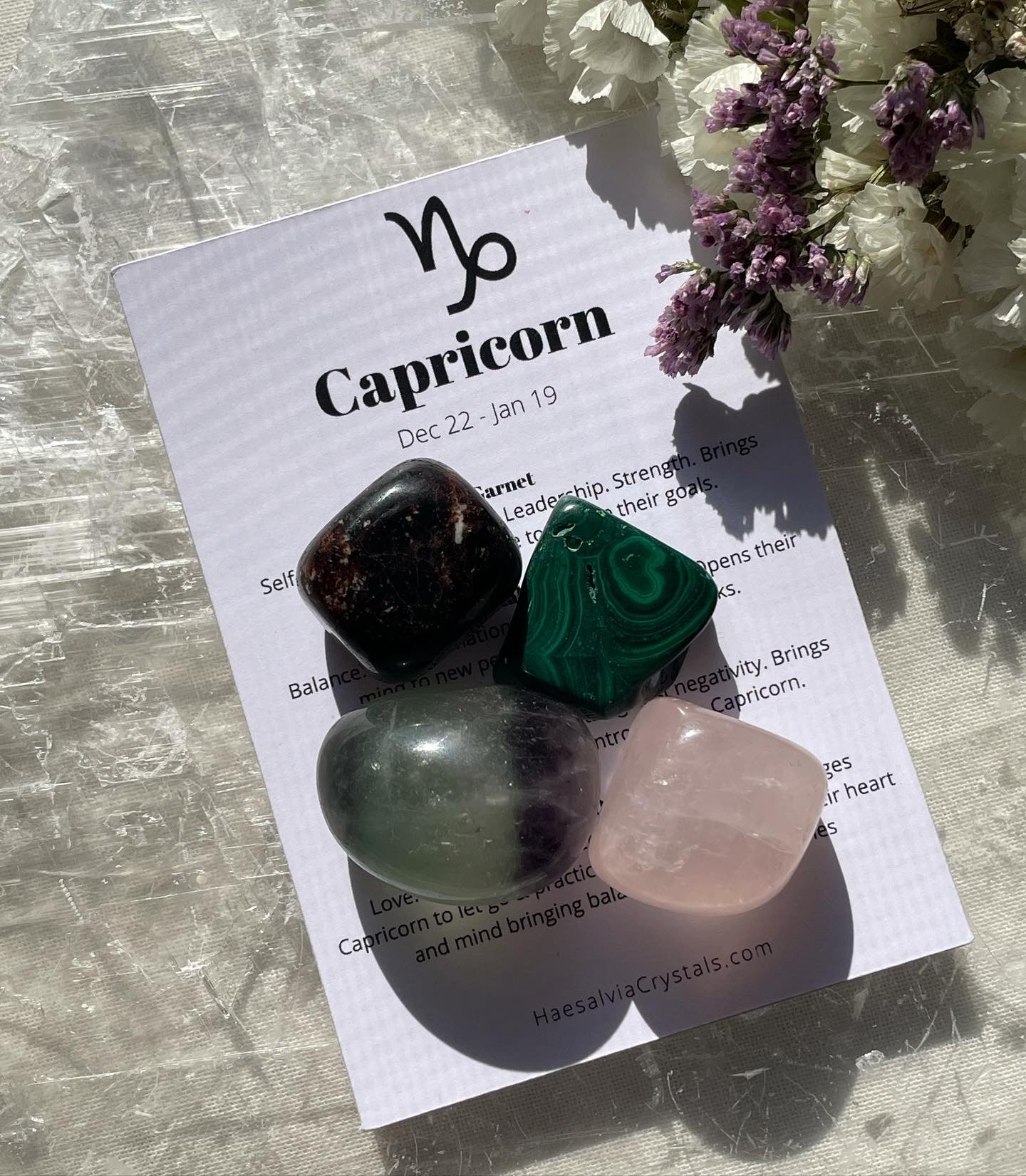 Capricorn Crystal Kit♑️ / برج الجدي