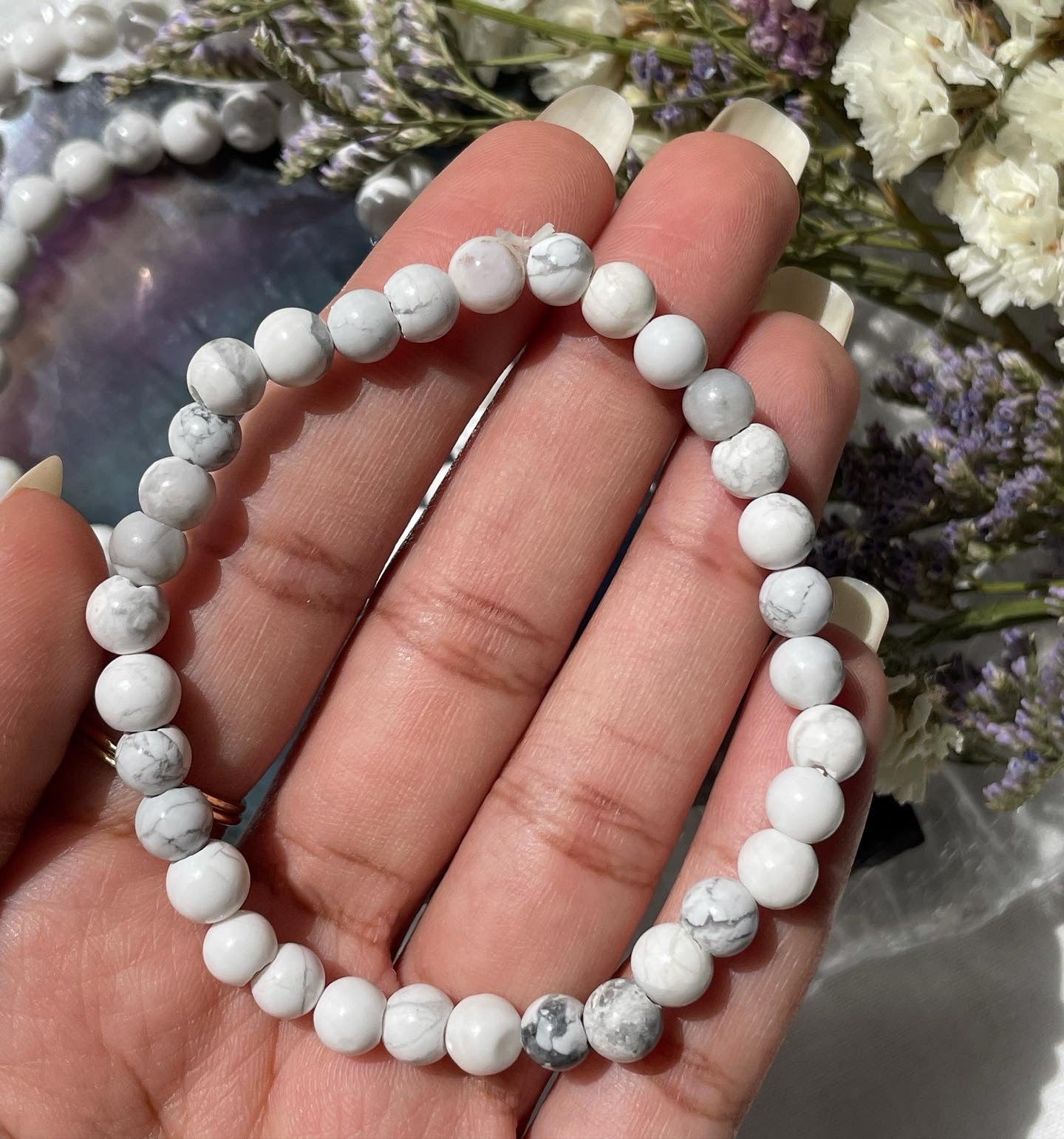 Howlite Bracelet | 6mm | هوليت