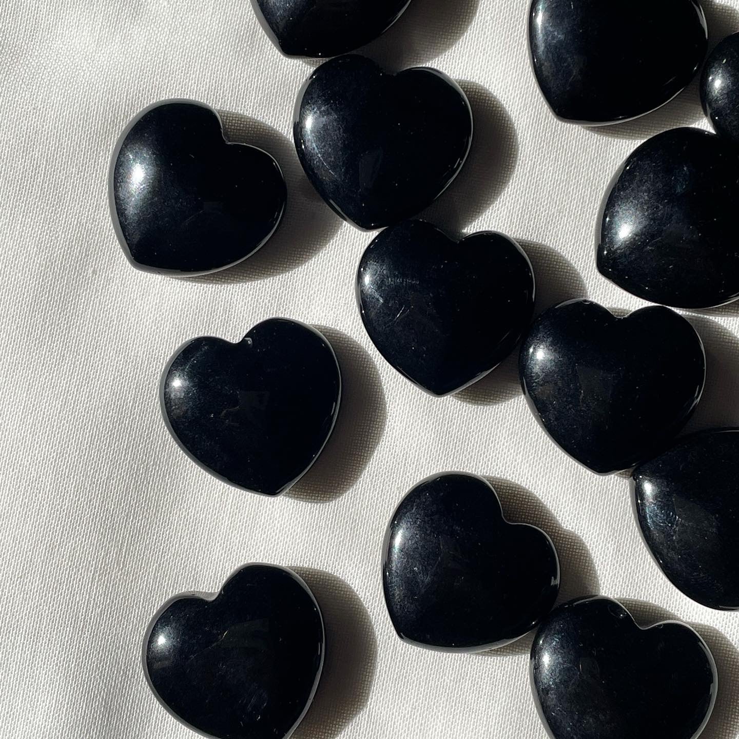 Black Obsidian Heart | Small | اوبسيديان الاسود - السبج