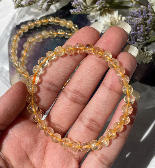 Citrine Bracelet | 6mm | سيترين