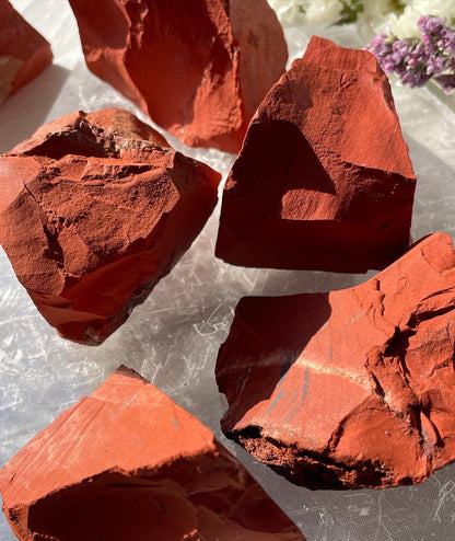 Raw Red Jasper | جاسبر الأحمر الخام