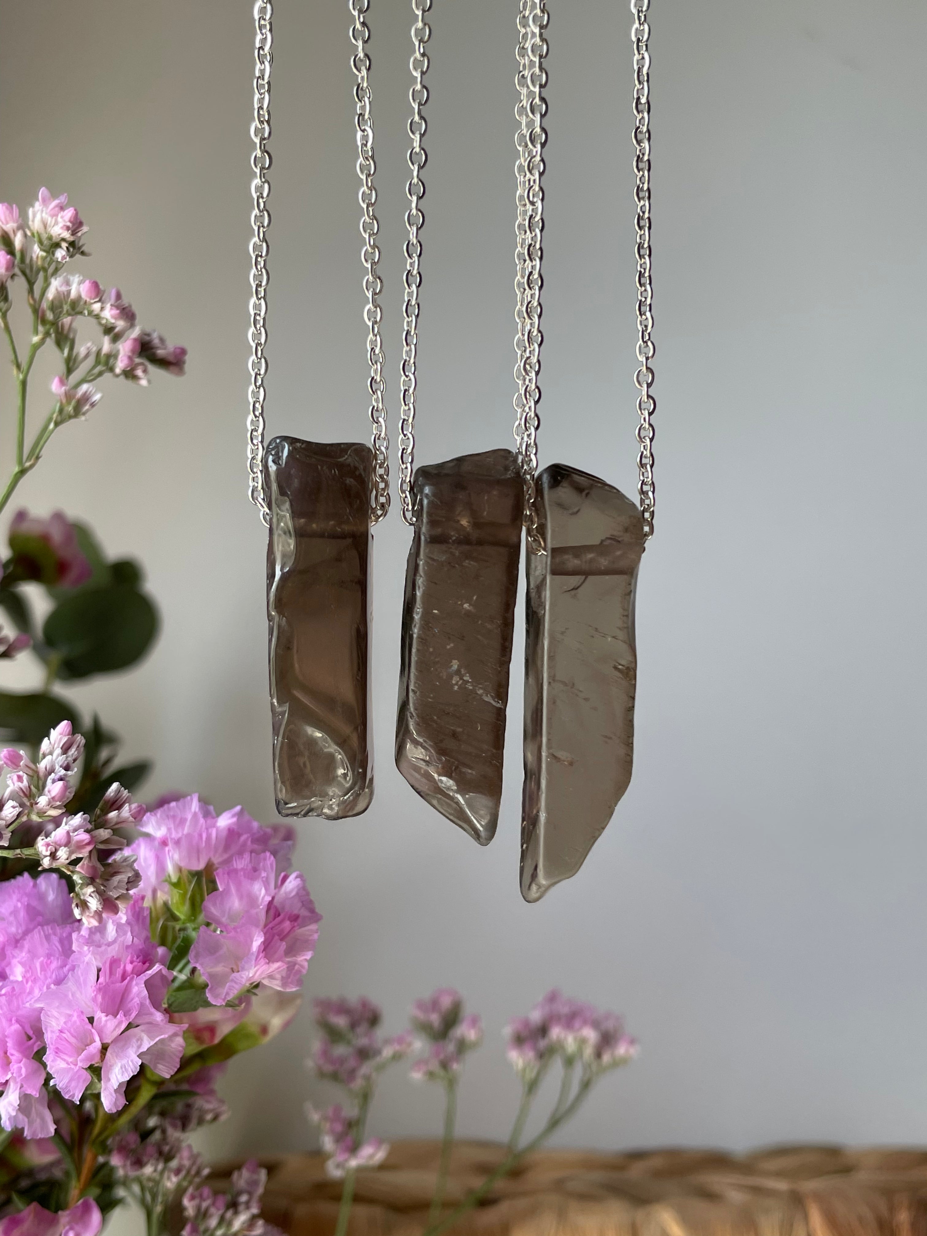 Smoky Quartz Necklaces / سموكي كوارتز