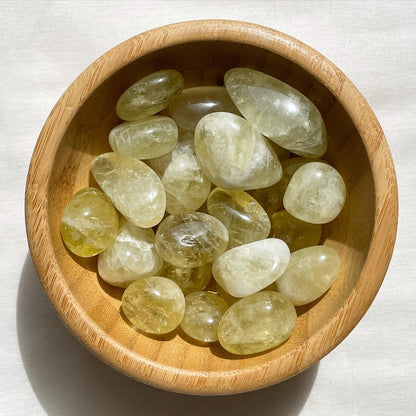 Natural Citrine Tumbles/ سيترين طبيعي