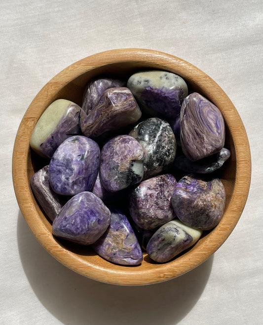 Charoite Tumble | حجر الشارويت